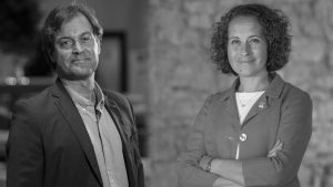 Anders Hjalmarsson, VD Västerbottens Handelskammare, Anna Pettersson, Regional utvecklingsdirektör, Region Västerbotten.