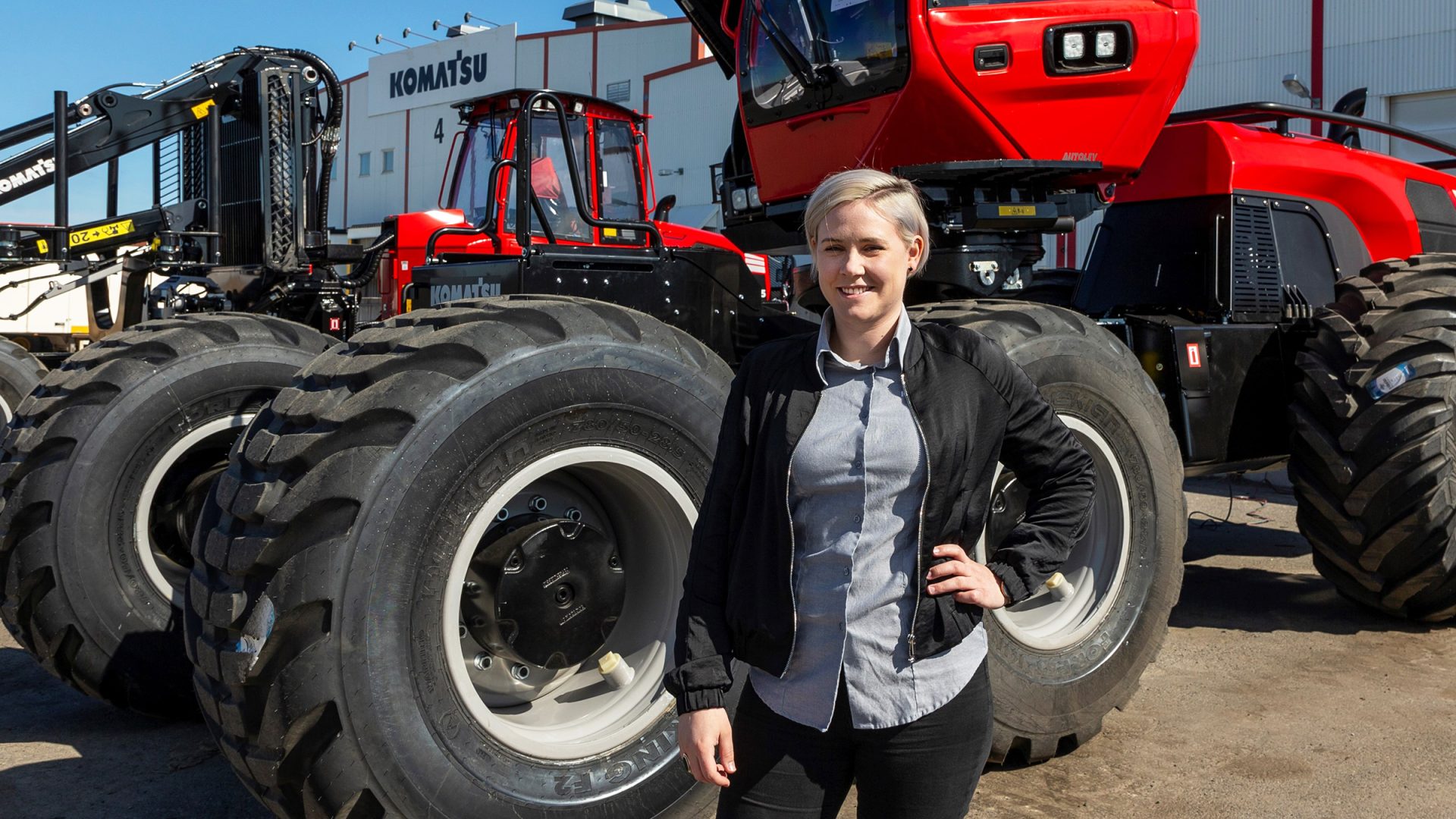 Anna Fredrikson är ny fabrikschef på Komatsu Forest.