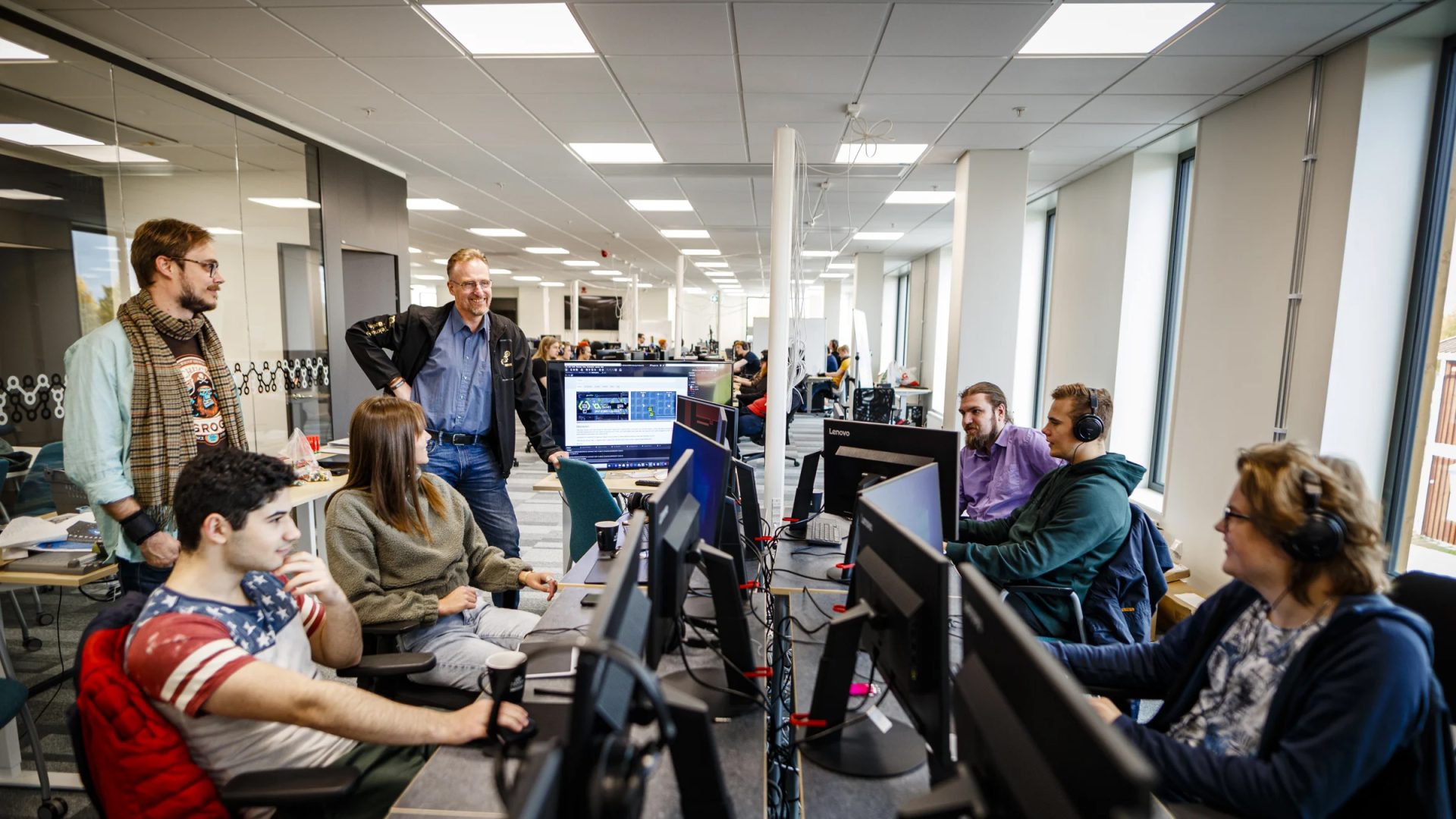 Spelinriktningen på Teknikcolleges fjärde år kommer att bedrivas på Boden Gamecamp på Boden Business Park. Foto: Mats Engfors/Fotographic