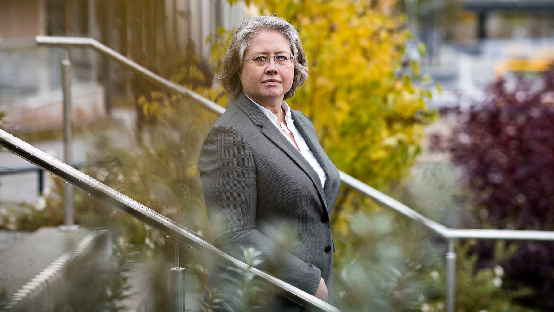 Ann-Christine Schmidt, FUI-koordinator på Skellefteå Kraft, är med och leder satsningen på startups inom förnybar energi. Fotograf är Paulina Holmgren