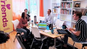 Workshop mellan Friends och startups i Umeå ska ge digital kunskapsbank mot mobbing.