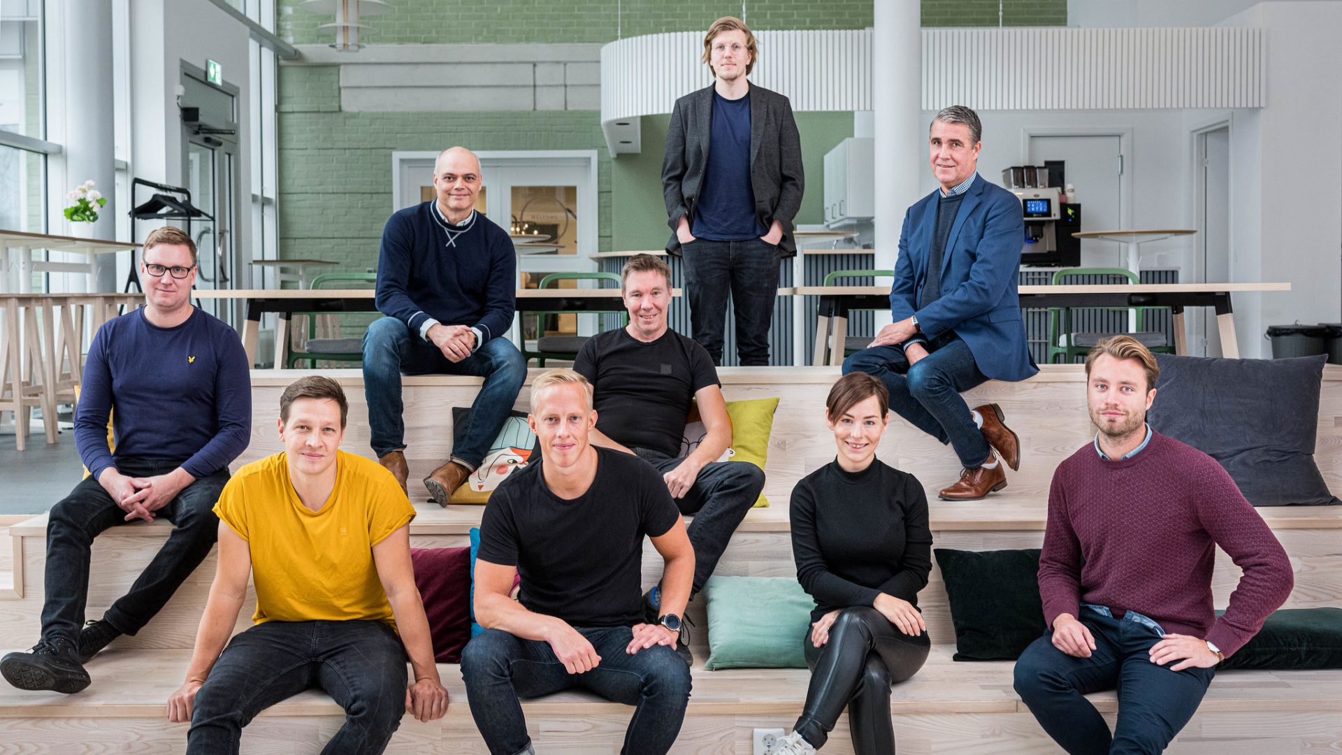 Deltagare på höstens startupprogram: Nils Lundberg, Magnus Bostedt, Joachim Ljungqvist, Fredric Edin, Johan Westerlind, Magnus Emanuelsson, Arvid Horned, Mikael Niva, Terese Niva, Manuel Gonzales och Elin Nordström (ej med på bild).