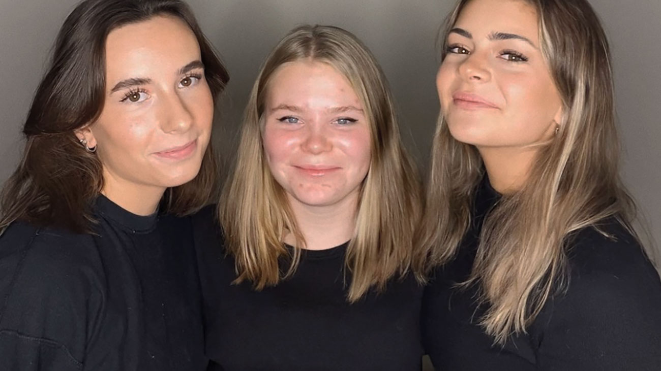 Aja Tomic, Ebba Hampusson, Julia Izarra vill med företaget UF Jämställd Teknik peppa fler unga tjejer att välja teknikprogram.