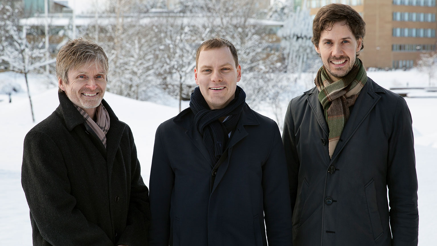 Erik Elmroth, grundare, Robert Winter, VD och Johan Tordsson, grundare och CTO.