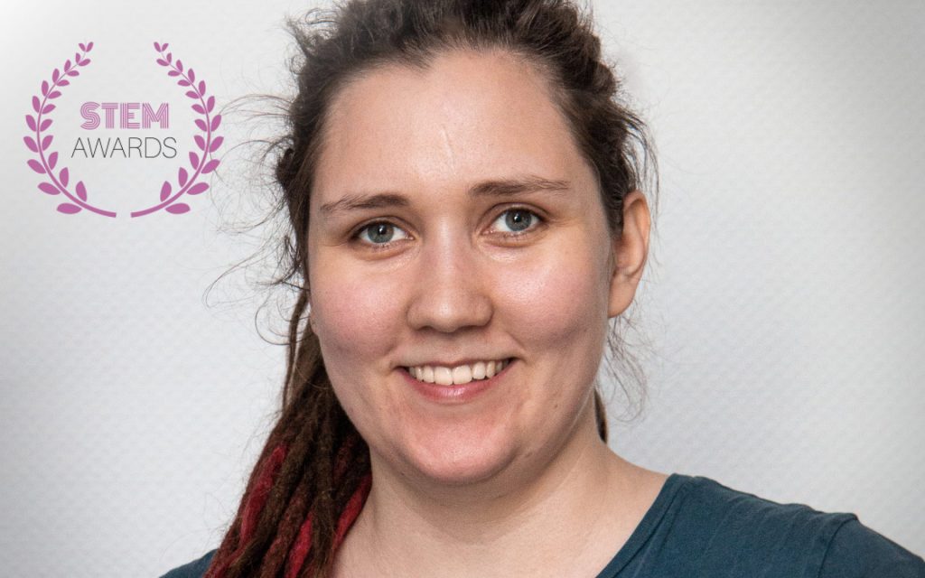 Porträttbild på Adna Bliek, vinnare av women's STEM awards.