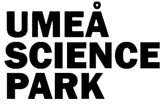 Logotyp för Umeå Science Park, svart
