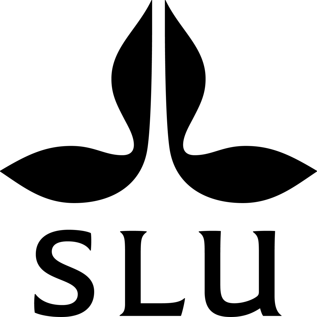 Logotyp för SLU, svart