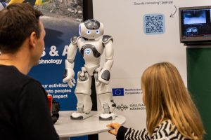 Robot på Tech Days i Gällivare
