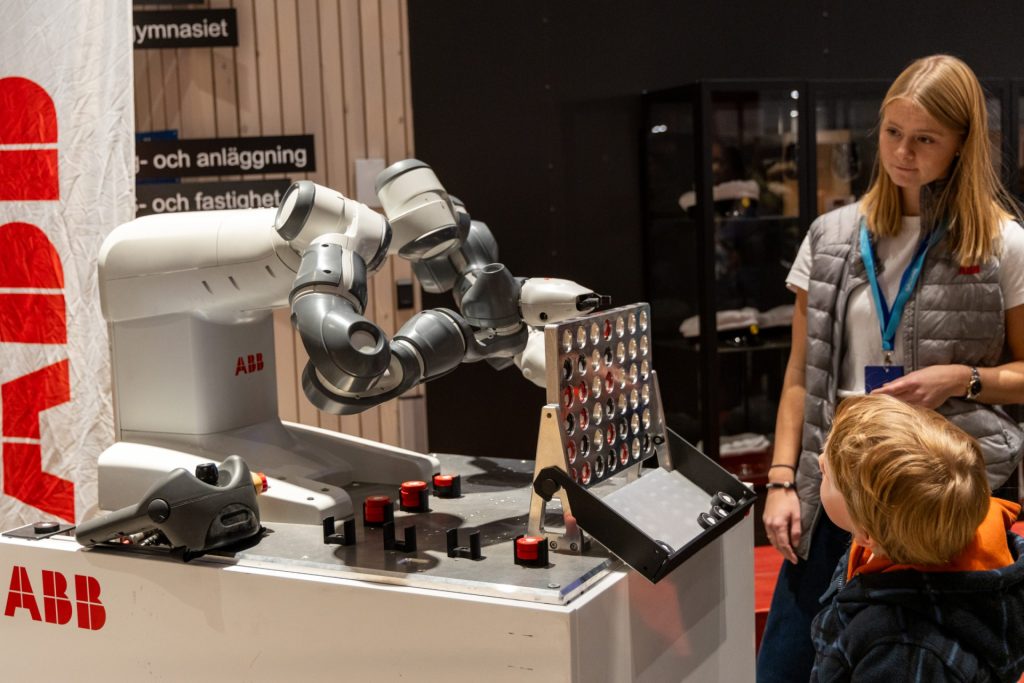 Robot på Tech Days i Gällivare